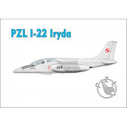 Magnes samolot PZL I-22 Iryda